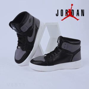 Nk Premium Imported AJ1 BLACK & GREY