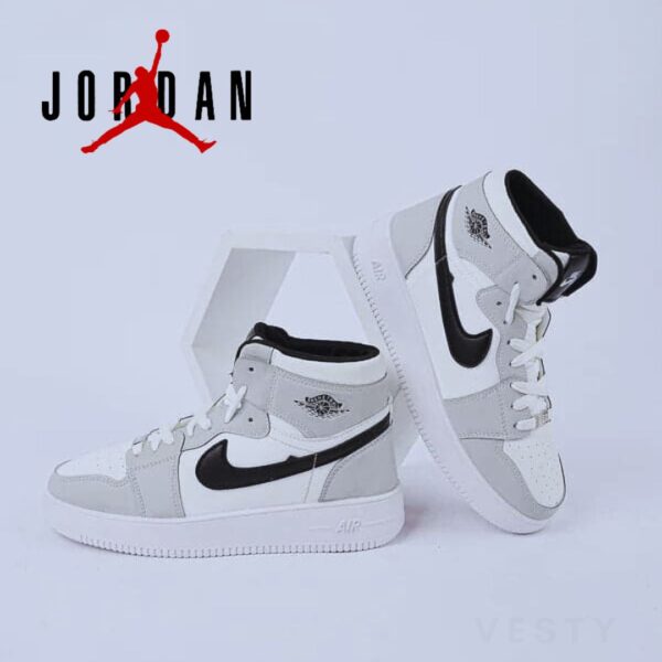 Nk Premium Imported AJ1 WHITE & L GREY